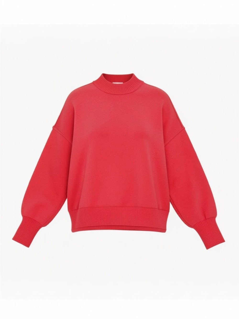 Zenana Women’s Red Crewneck Pullover Sweater - Size L/XL